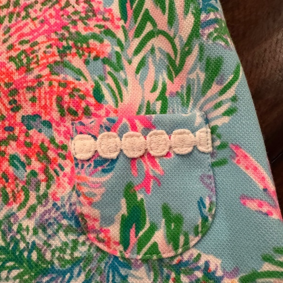 Blue, Pink and Green Lilly Pulitzer 18-24M Dress - Picture 7 of 8